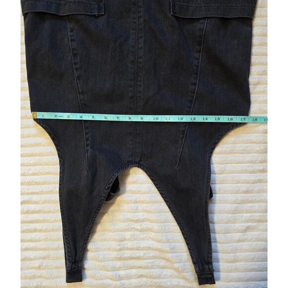 Free People We The Free High Roller Denim Overalls Jumpsuit - Picture 10 of 15